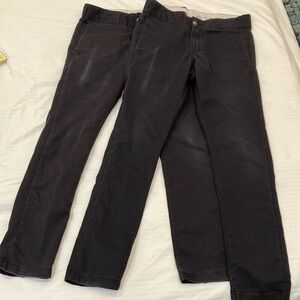 Dickies size W30L32 women’s work pants Chinos skinny Straight Leg Cotton Blend